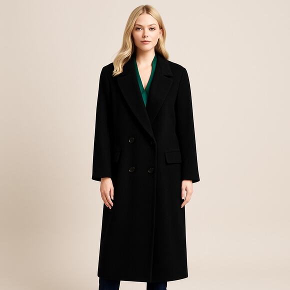 Vintage Regency Pure Cashmere Maxi Overcoat Women's 12 (fits M/L) - Picture 1 of 8